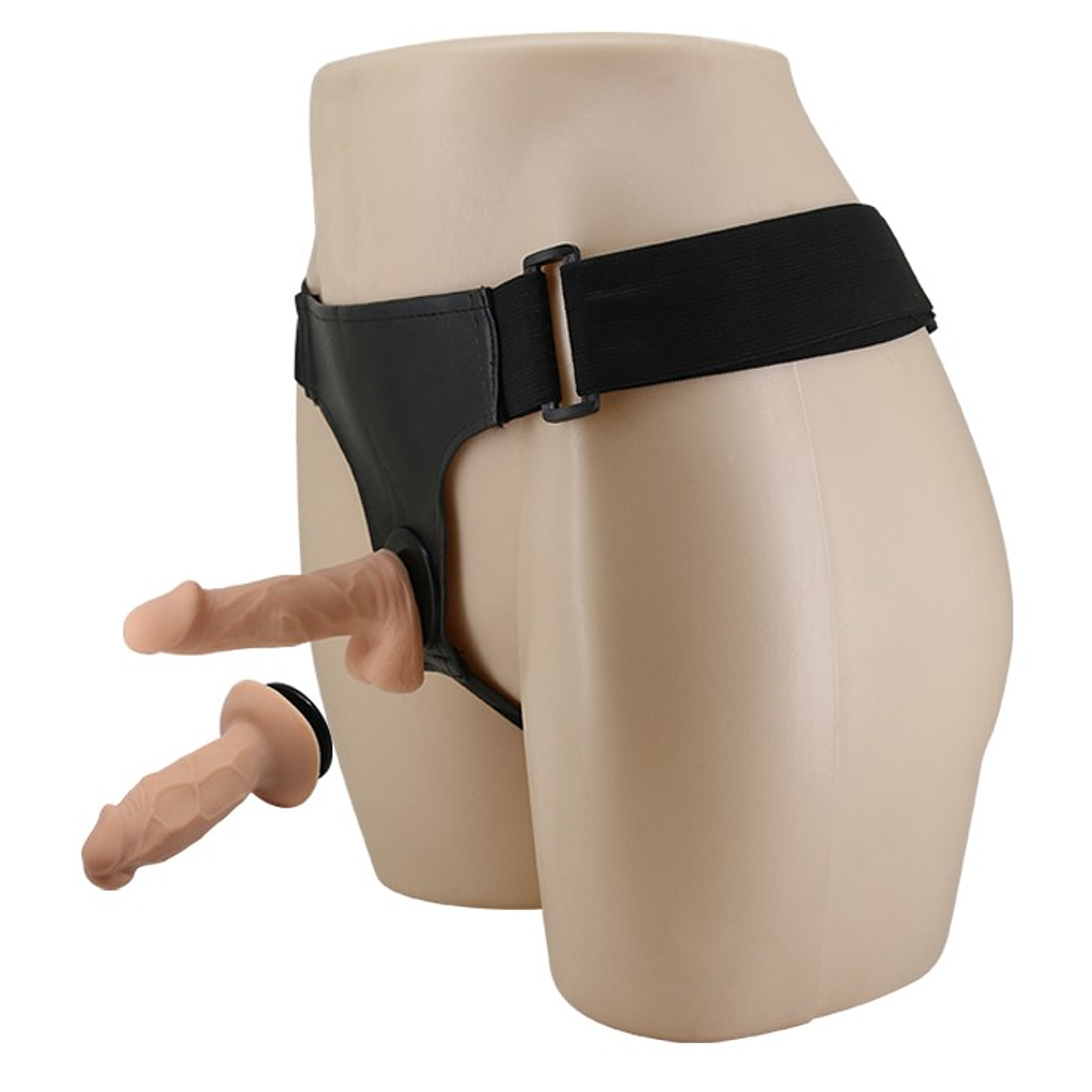 Arnés con dildos realísticos intercambiables 3