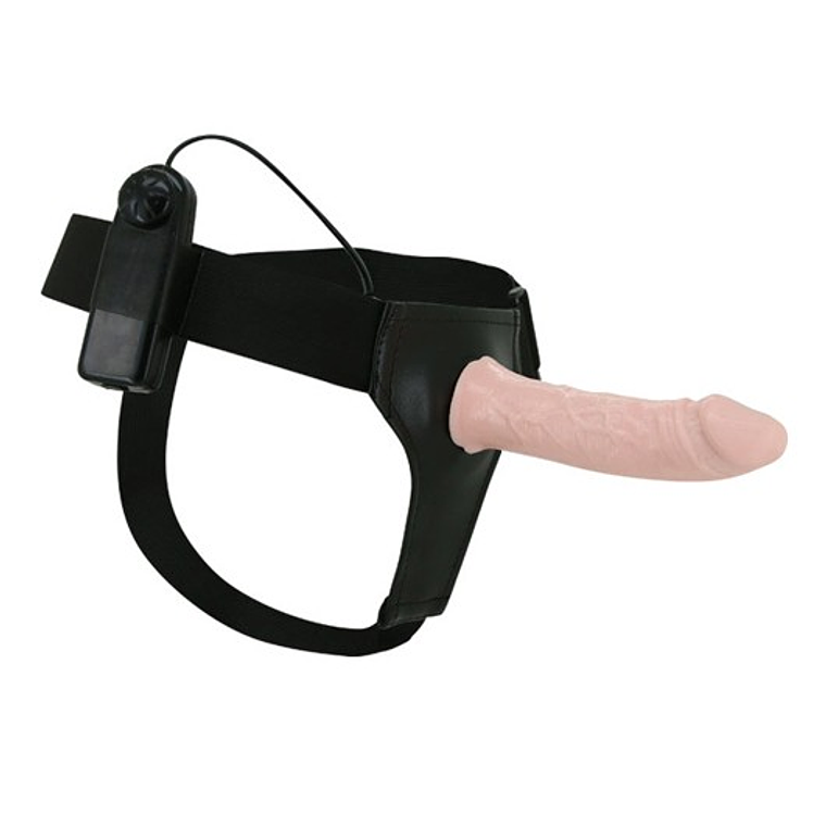 Arnés y prótesis ultra con vibración Pretty Love 6