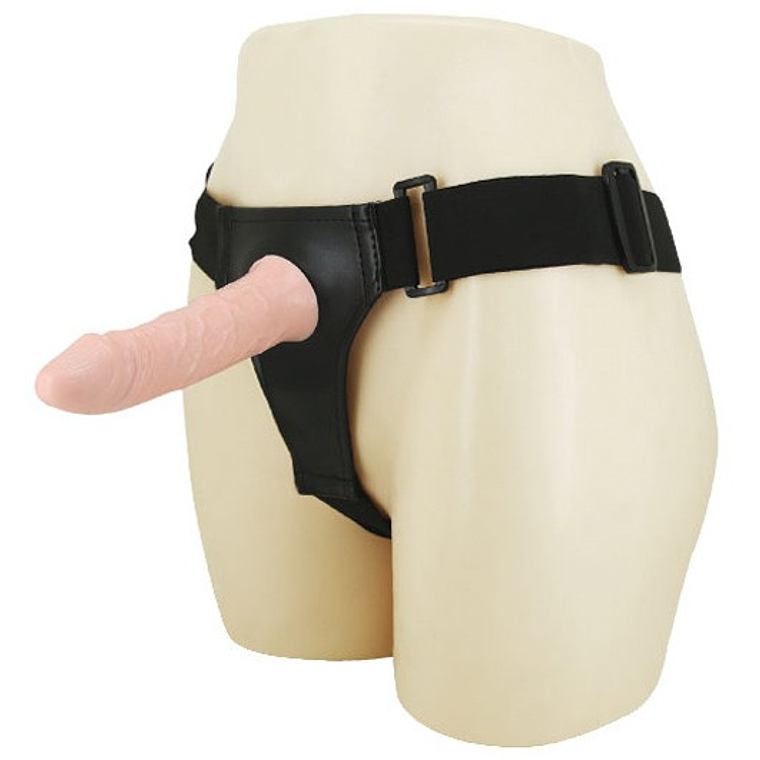 Arnés y prótesis ultra con vibración Pretty Love 3