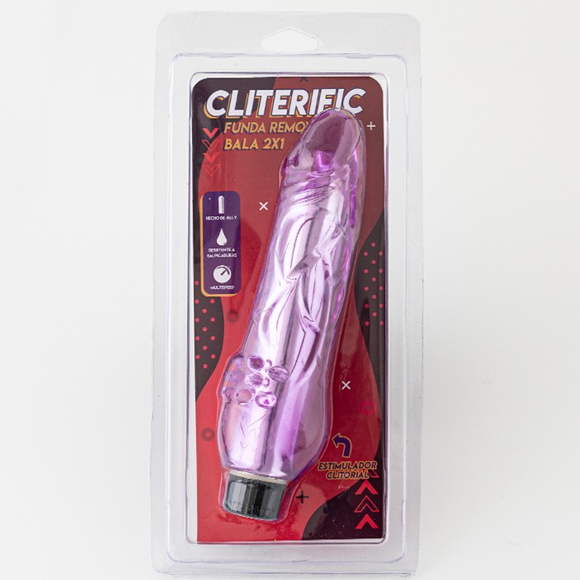 Vibrador Clíterific Bala 2X1 2