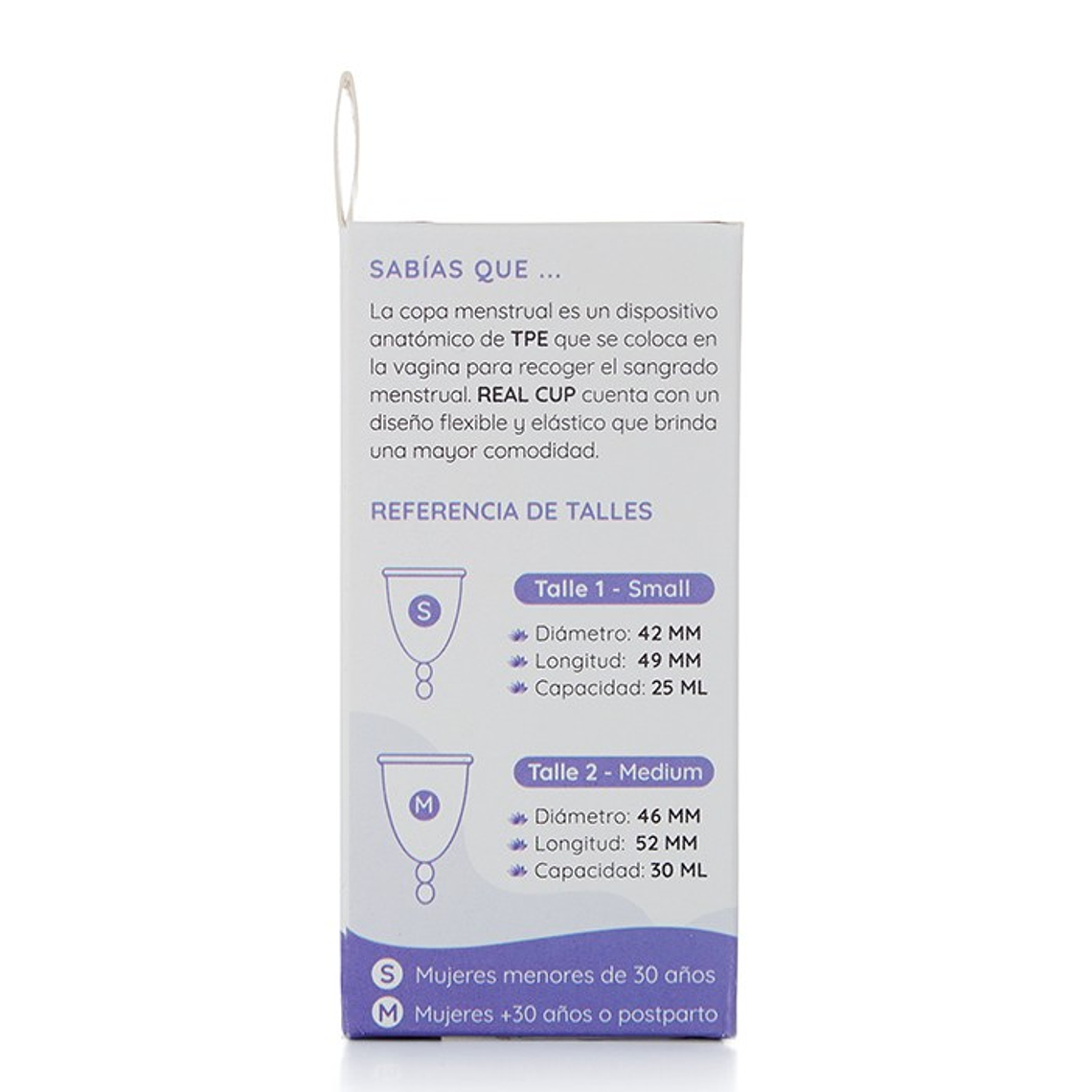 Copitas Menstruales- Set de 2 Talla S y M 5