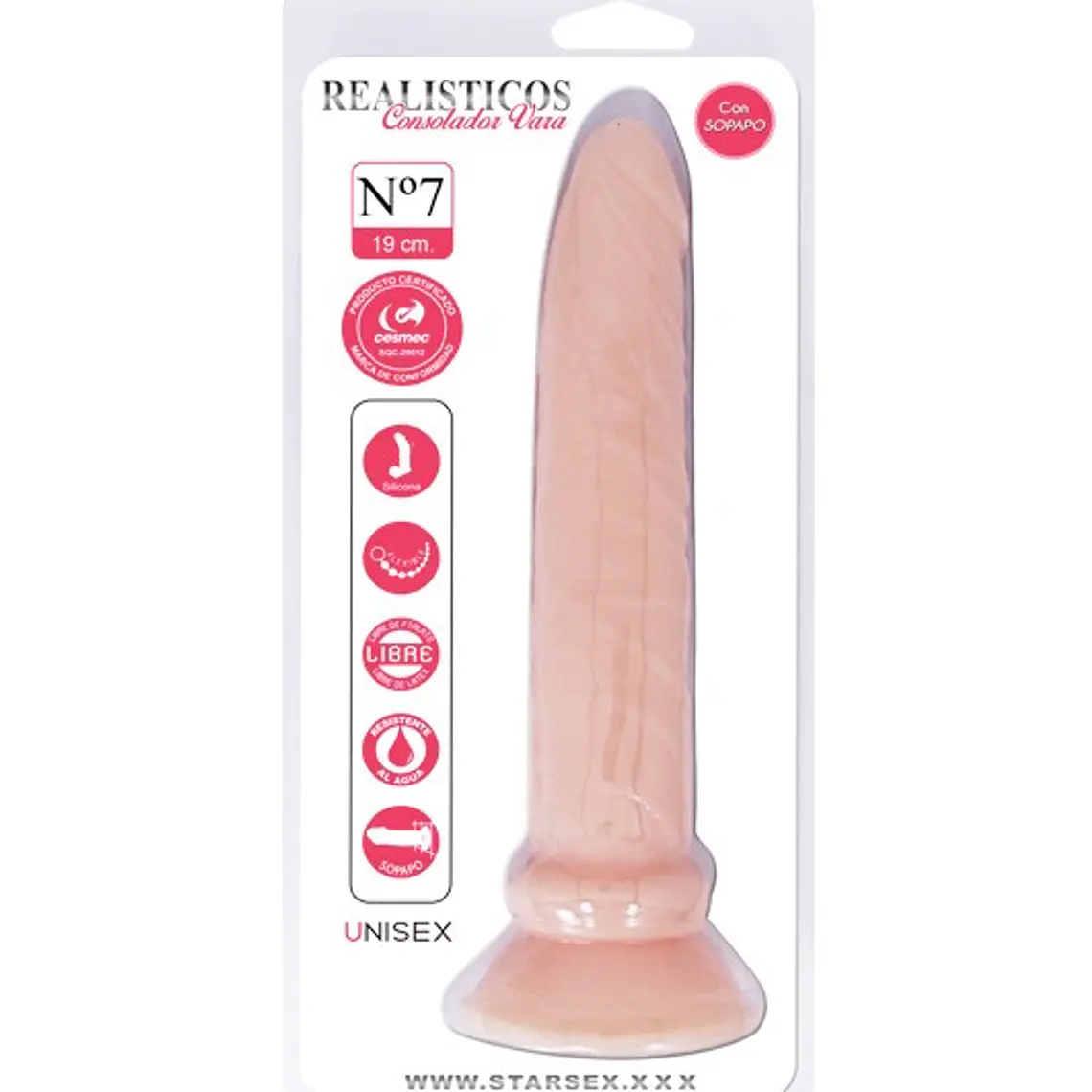 Vara N°7 Consolador Realístico Starsex 5