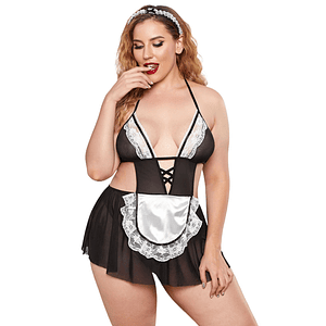 Disfraz de Mucama Una Pieza