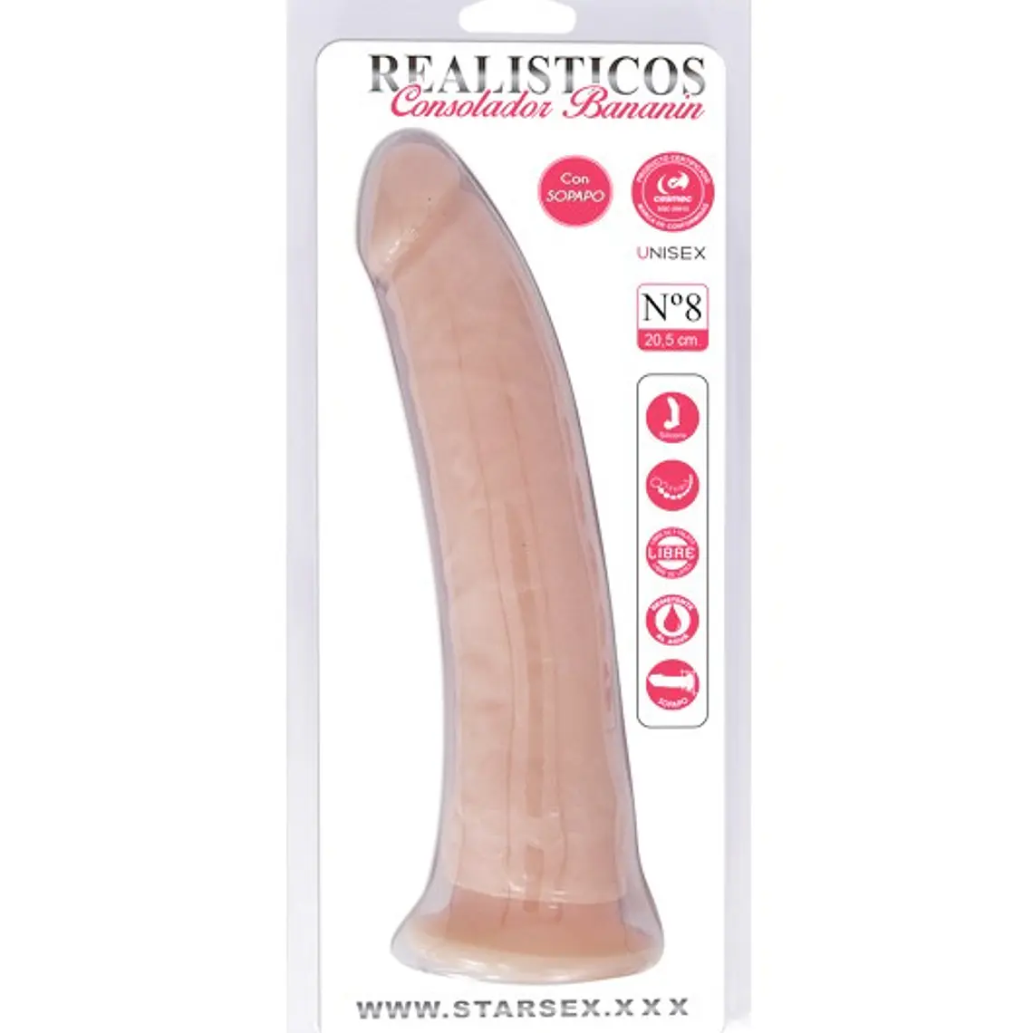 Bananín N°8 Consolador Realístico Starsex 6