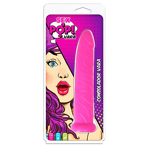 Dildo Vara Rosado Texturado Sex Pop Starsex