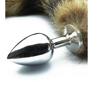 Plug Metal con cola de Zorro