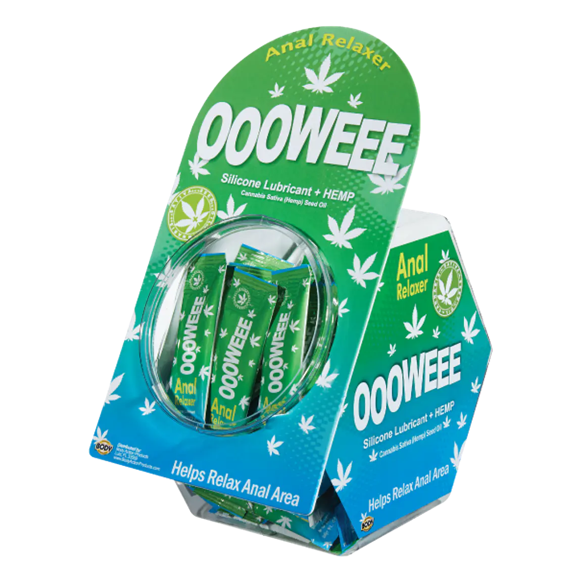 Lubricante anal con aceite de cáñamo oooweee sachet 2 ml 2