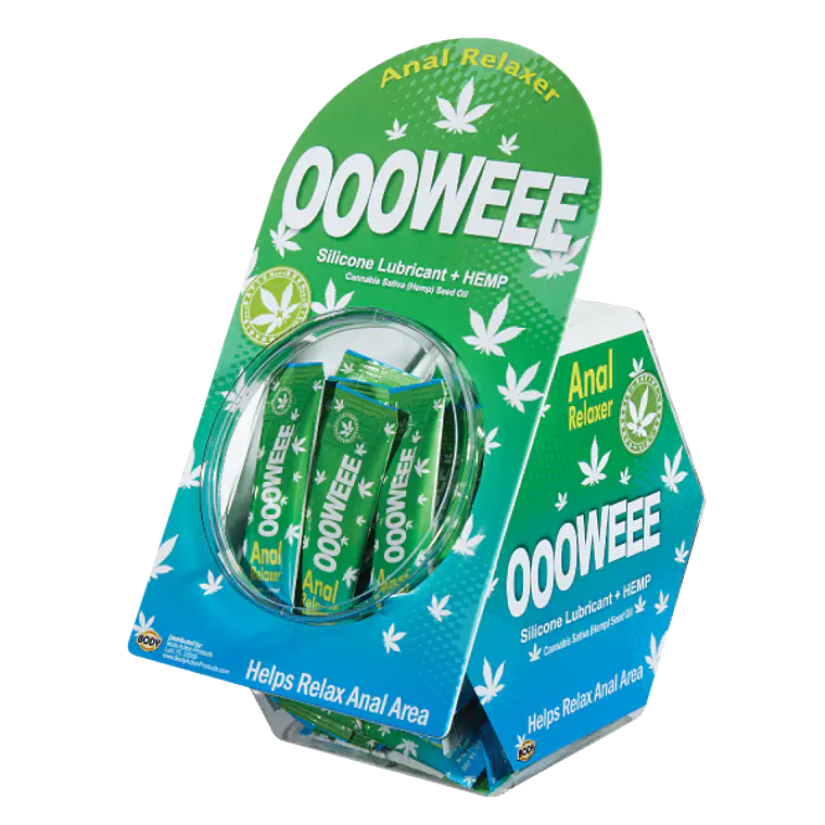Lubricante anal con aceite de cáñamo oooweee sachet 2 ml 2