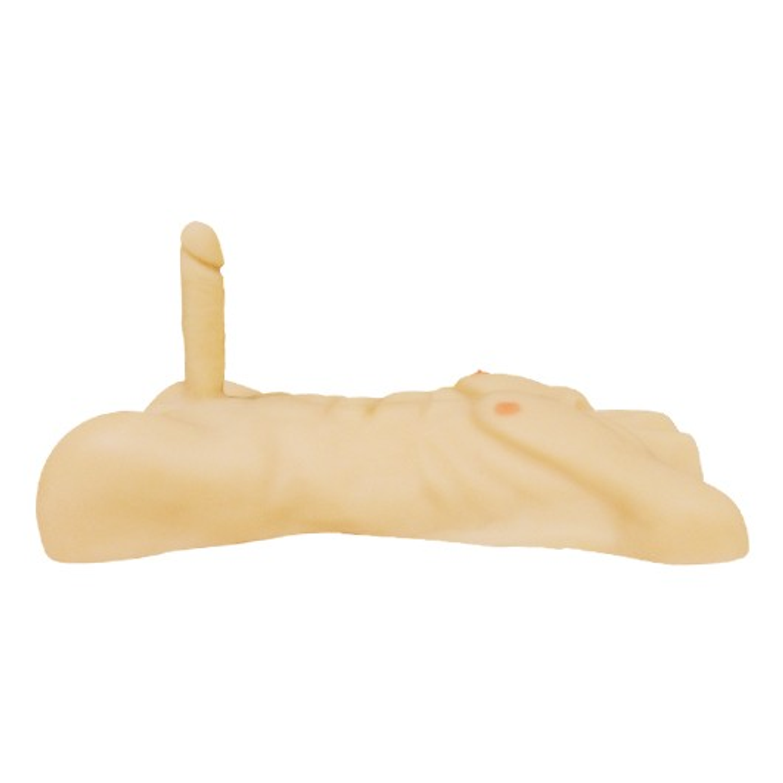 Torso Masculino Realístico con Consolador Vertebrado – Cyberskin 2