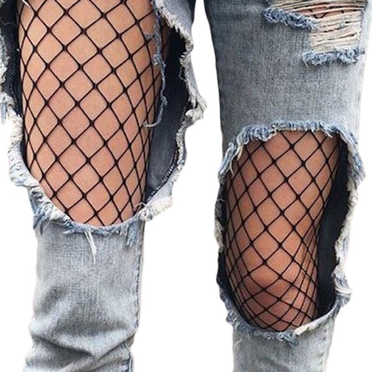 Pantimedias Negras de Red 3