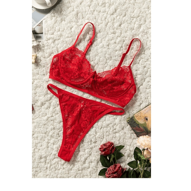 Conjunto Blossom Red L 3