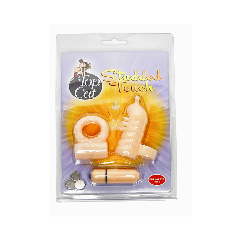 Anillo Peneano y Dedo Estimulador STUDDED TOUCH 5