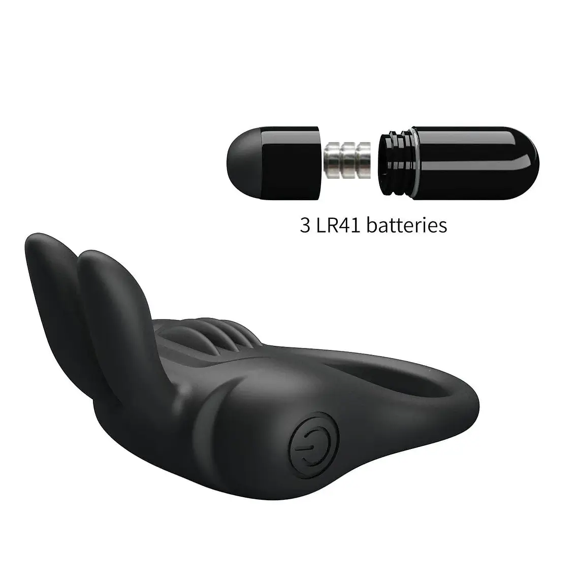 Anillo peneano vibrador Davion con estimulador de clítoris 3