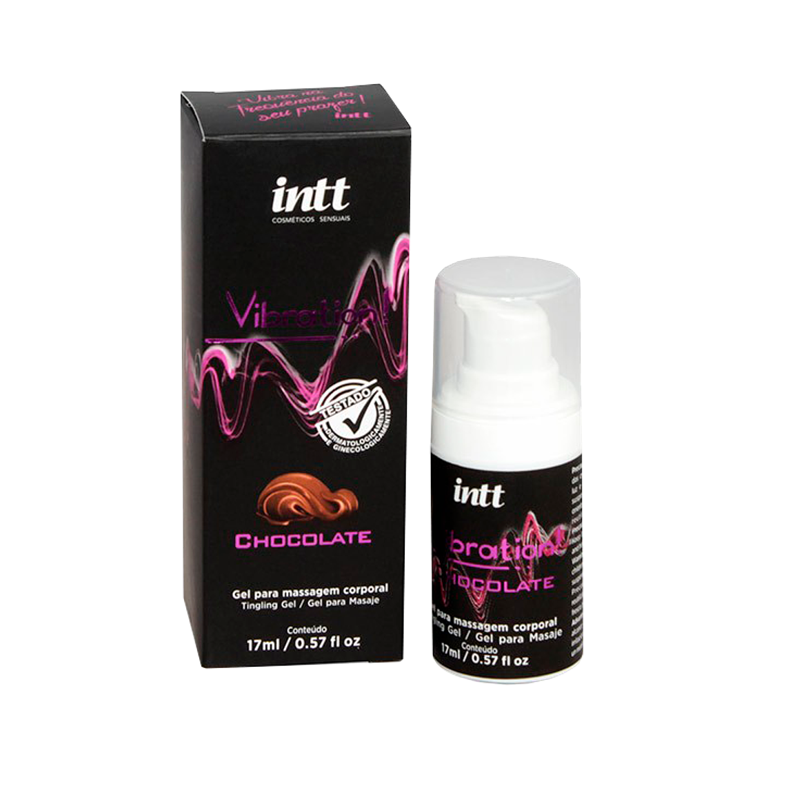 Gel Estimulante Vibration Chocolate INTT – 17 ml 1