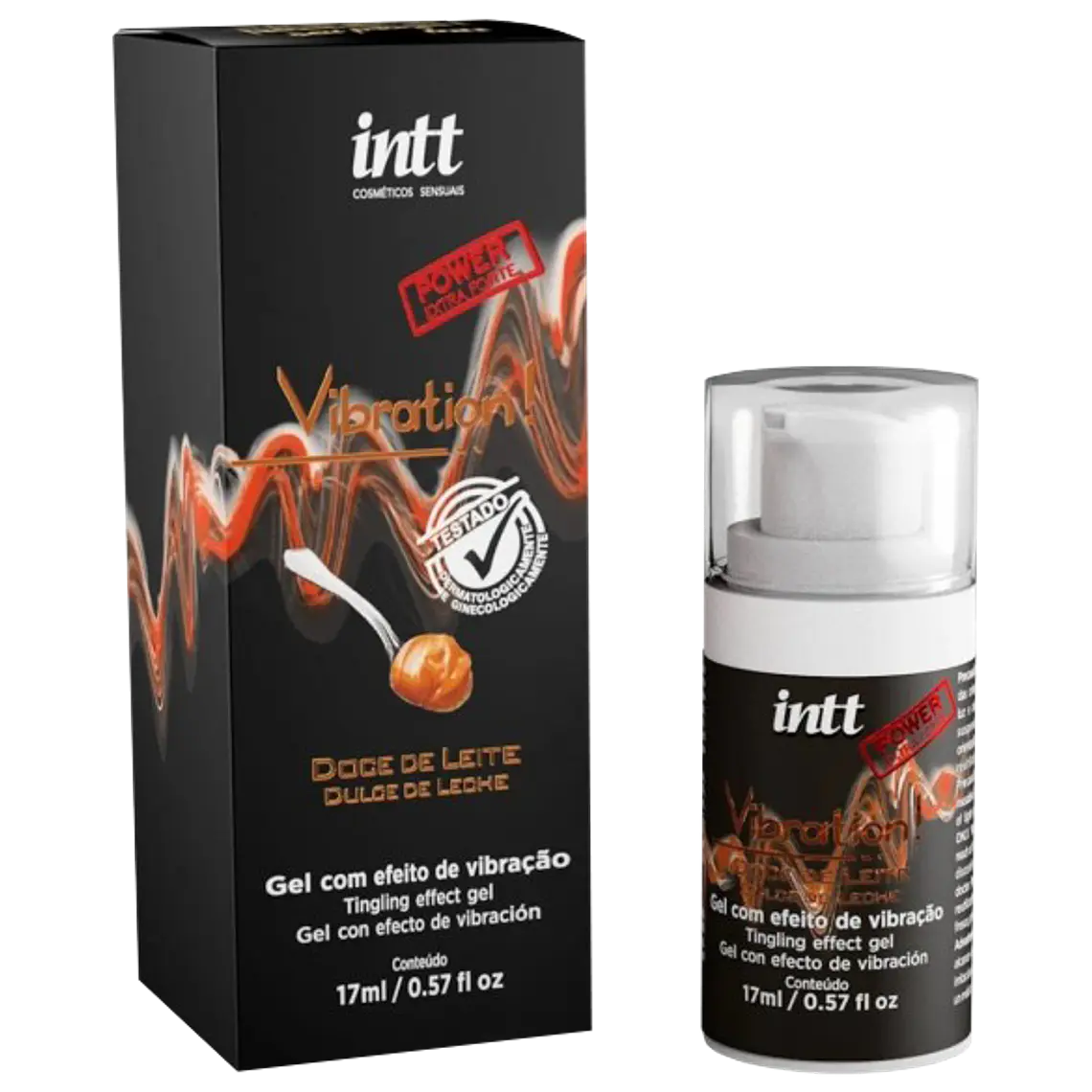 Gel Estimulante Vibration Dulce de Leche INTT-17g 1