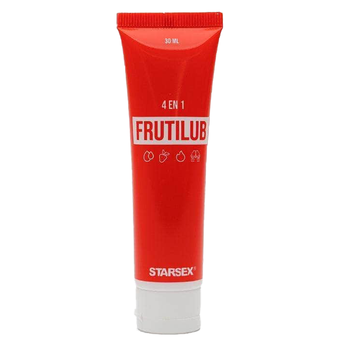 Lubricante Íntimo Híbrido Starsex Fruti Lub Frutilla con Efecto Calor 30 ml 1
