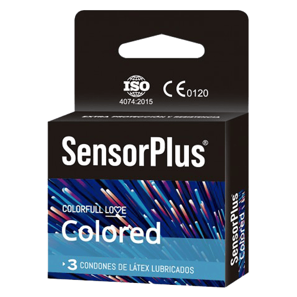 Preservativo Sensor Plus - Colored