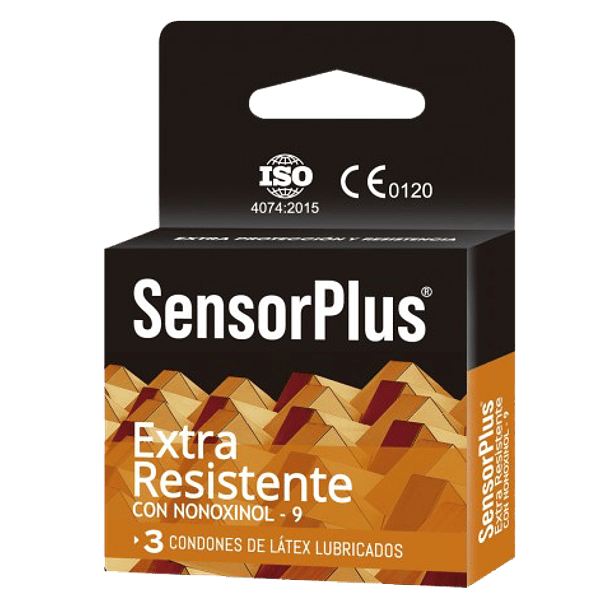 Preservativo Sensor Plus - Extra resistente con Nonoxynol-9