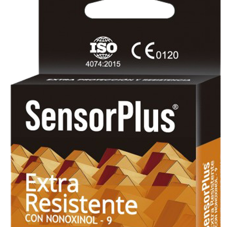Preservativo Sensor Plus - Extra resistente con Nonoxynol-9  1
