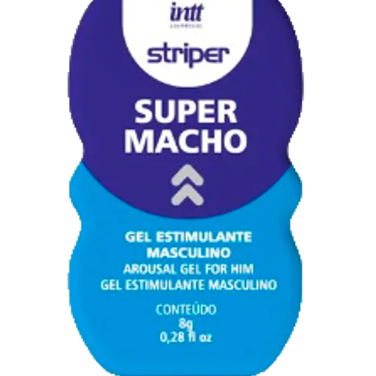 Gel Excitante Súper Macho Striper INTT – 8 g 2