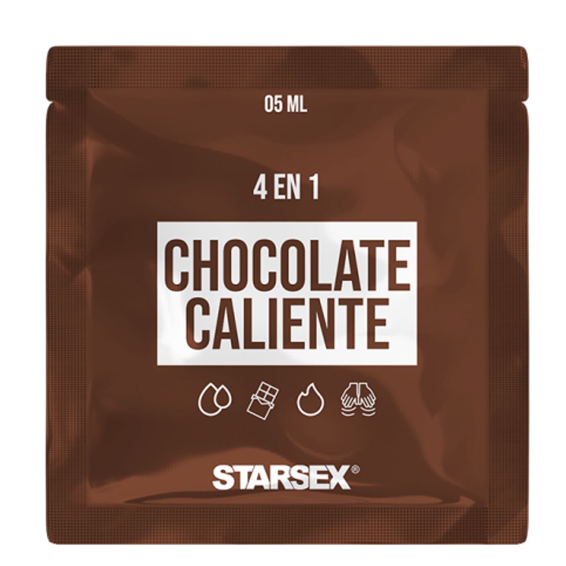 Chocolate Caliente Starsex – Lubricante 4 en 1 Efecto Calor 5 ml 1