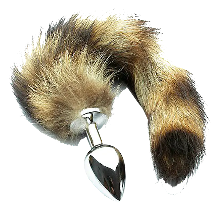 Plug Metal con cola de Zorro 1