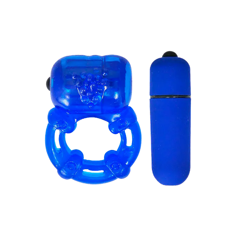 Anillo Vibrador Fantasy Loves + Bala Vibradora 1