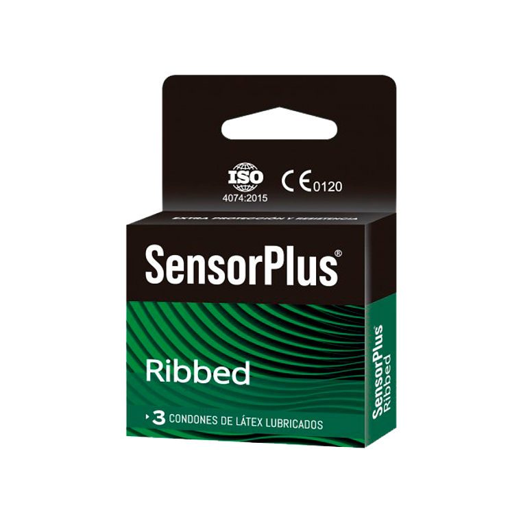 Preservativo Sensor Plus - Ribbed 1