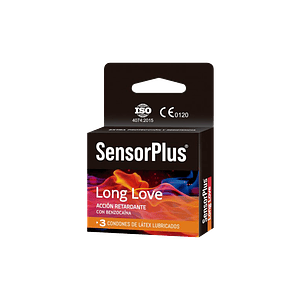 Preservativo Sensor Plus - Long Love retardante