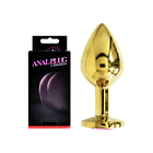 Plug Anal Metalizado Joya Rosado  M 2