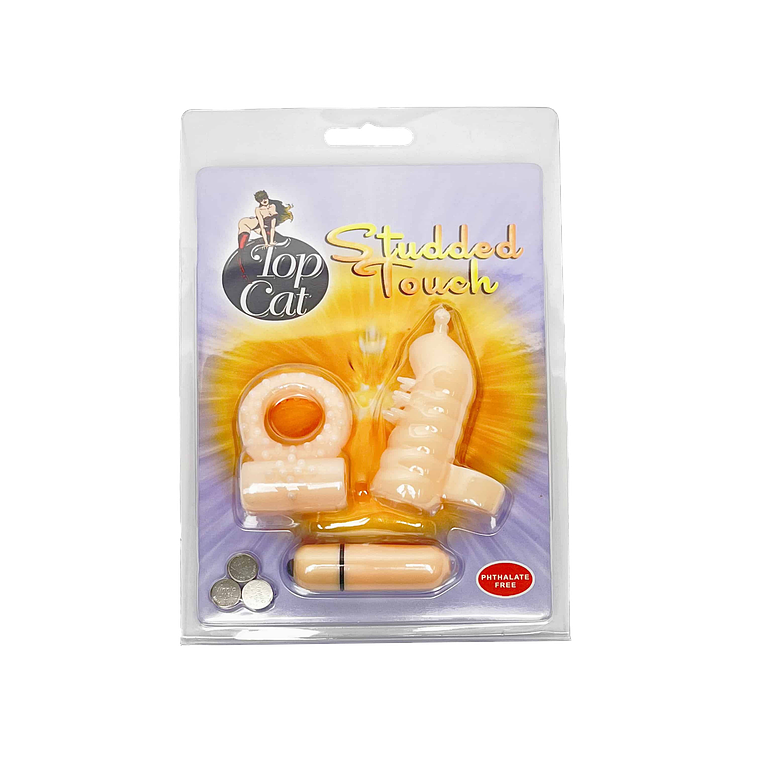 Anillo Peneano y Dedo Estimulador STUDDED TOUCH 2