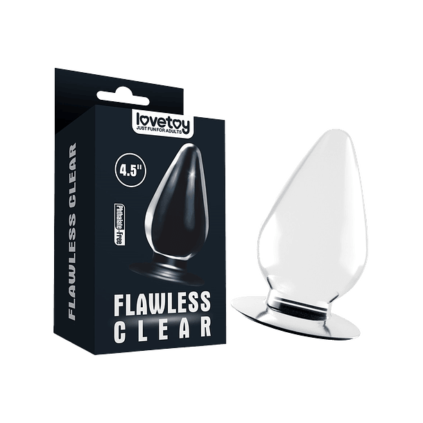 Plug Anal Transparente- Flawless Clear