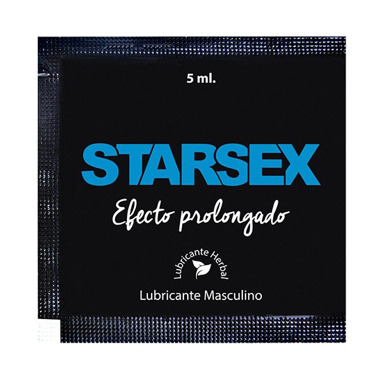Lubricante Retardante Masculino Starsex Sachet 5 ml 1