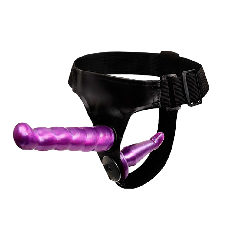 Arnés doble penetración Pretty Love Morado 1