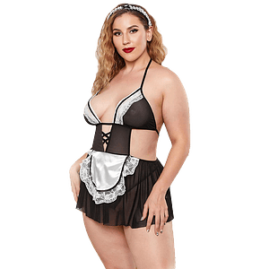 Disfraz de Mucama Una Pieza