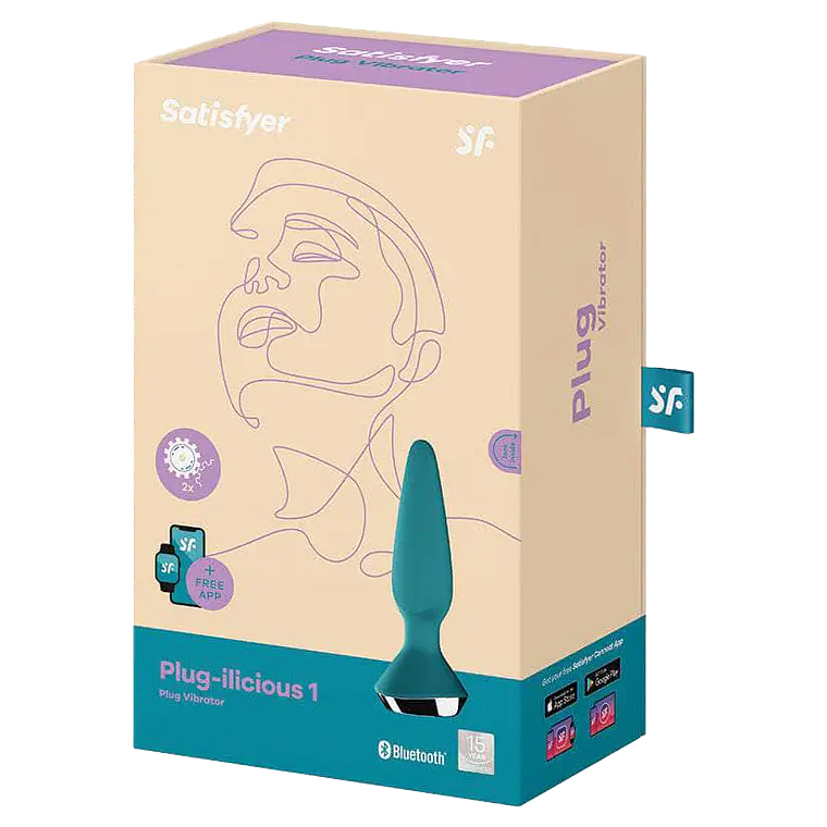 Satisfyer Plug-ilicious 1-Petrol 2
