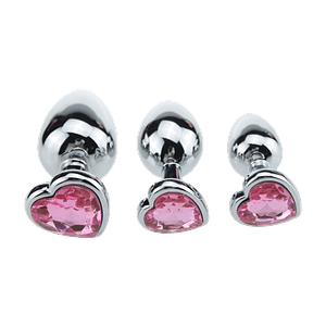 Kit Plug Heart Metalizado