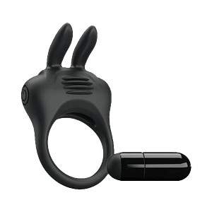 Anillo peneano vibrador Davion con estimulador de clítoris