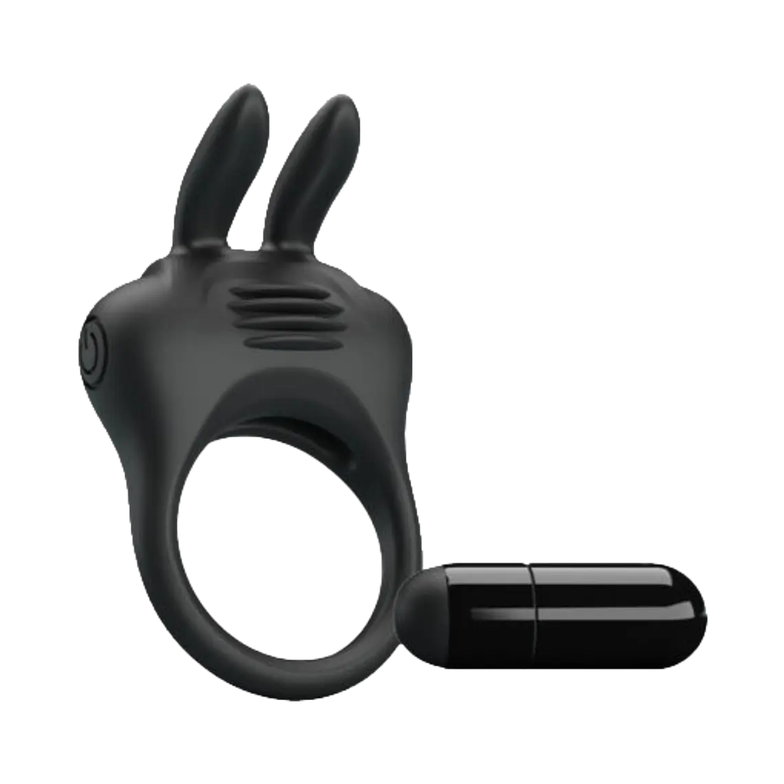 Anillo peneano vibrador Davion con estimulador de clítoris 1