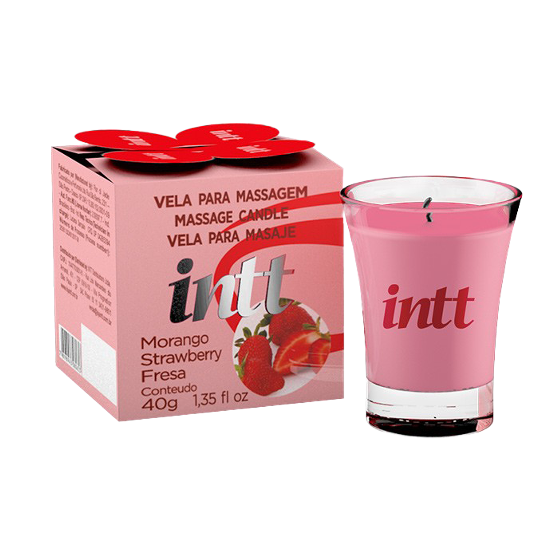 Vela Comestible INTT Frutilla 30 g 2