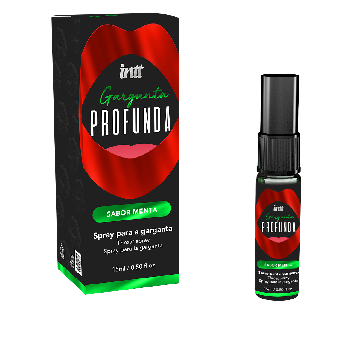 Gel Sexo Oral Garganta Profunda INTT Menta – 15 ml 1