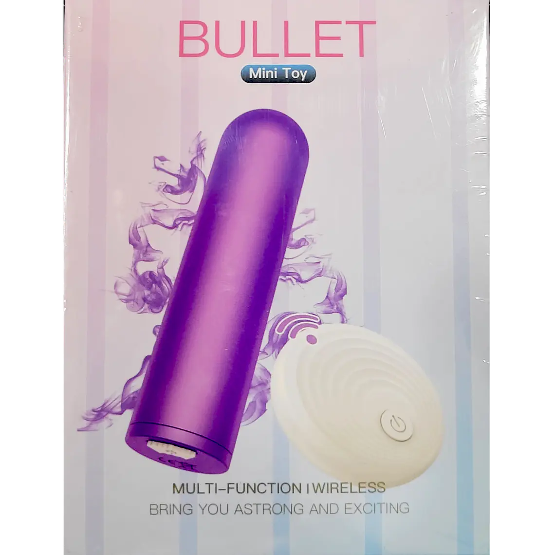 Bala Vibradora Mini USB Morada Sin Control Remoto 1