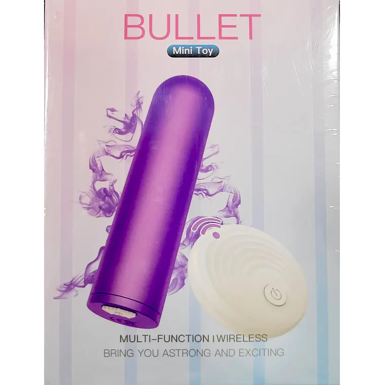 Bala Vibradora Mini USB Morada Sin Control Remoto 1