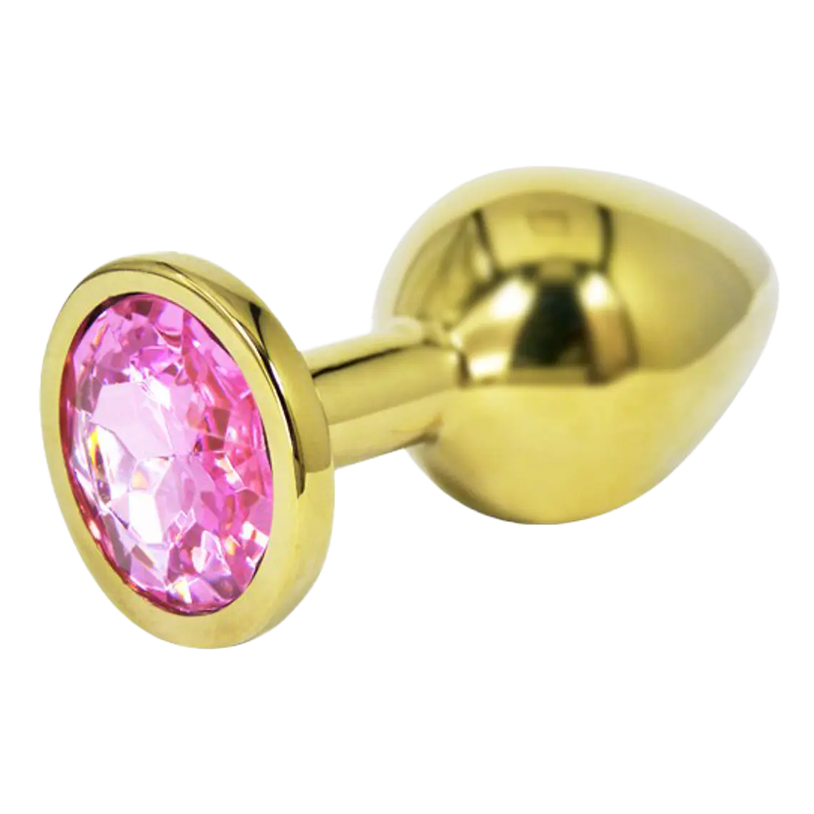 Plug Anal Metalizado Joya Rosado  M 1