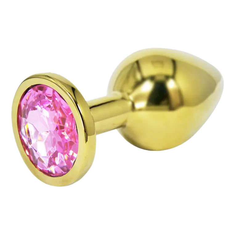 Plug Anal Metalizado Joya Rosado  M 1