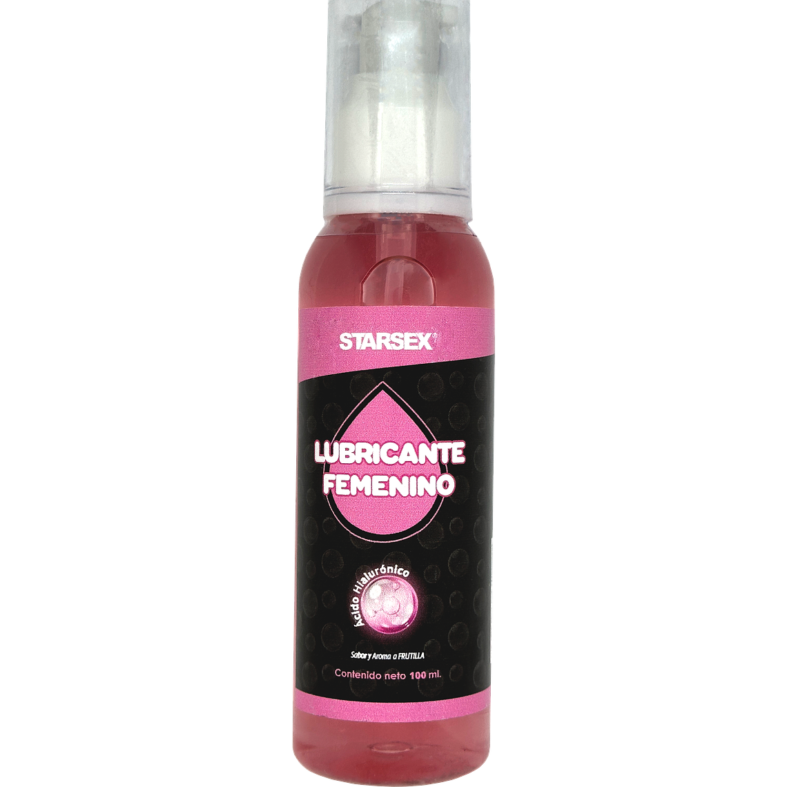 Lubricante Vaginal Femenino Starsex Frutilla con Ácido Hialurónico 100 ml 1