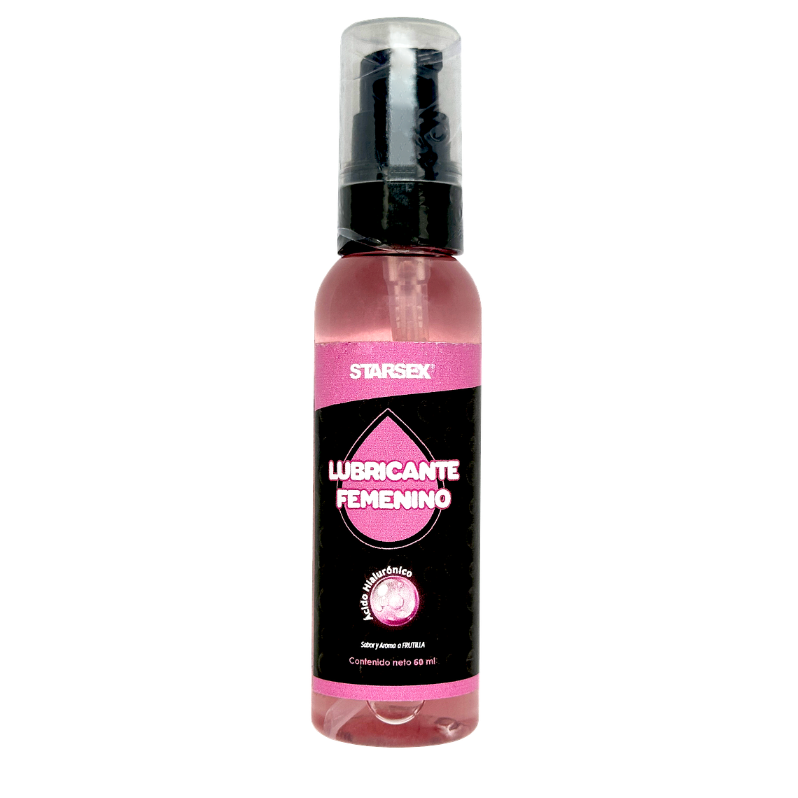 Lubricante Vaginal Femenino Starsex Frutilla con Ácido Hialurónico 60 ml 1