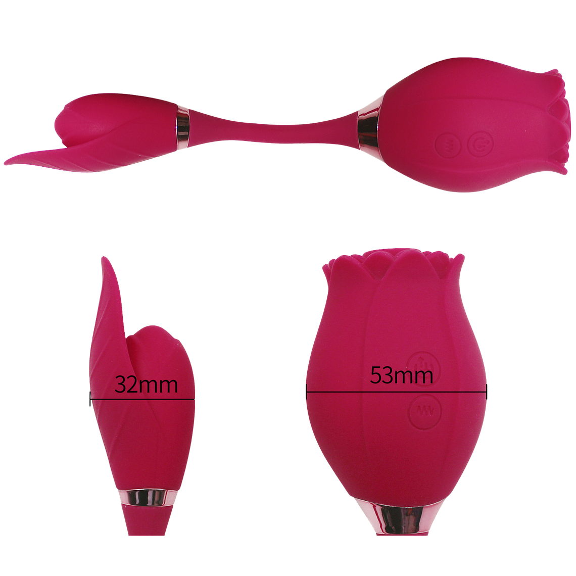 Insuflador Rosa doble estimulación  4