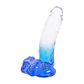 Dildo Transparente Flexible de Silicona - Miniatura 1