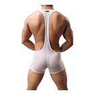 Boxer Blanco Con Tirantes Talla S 2